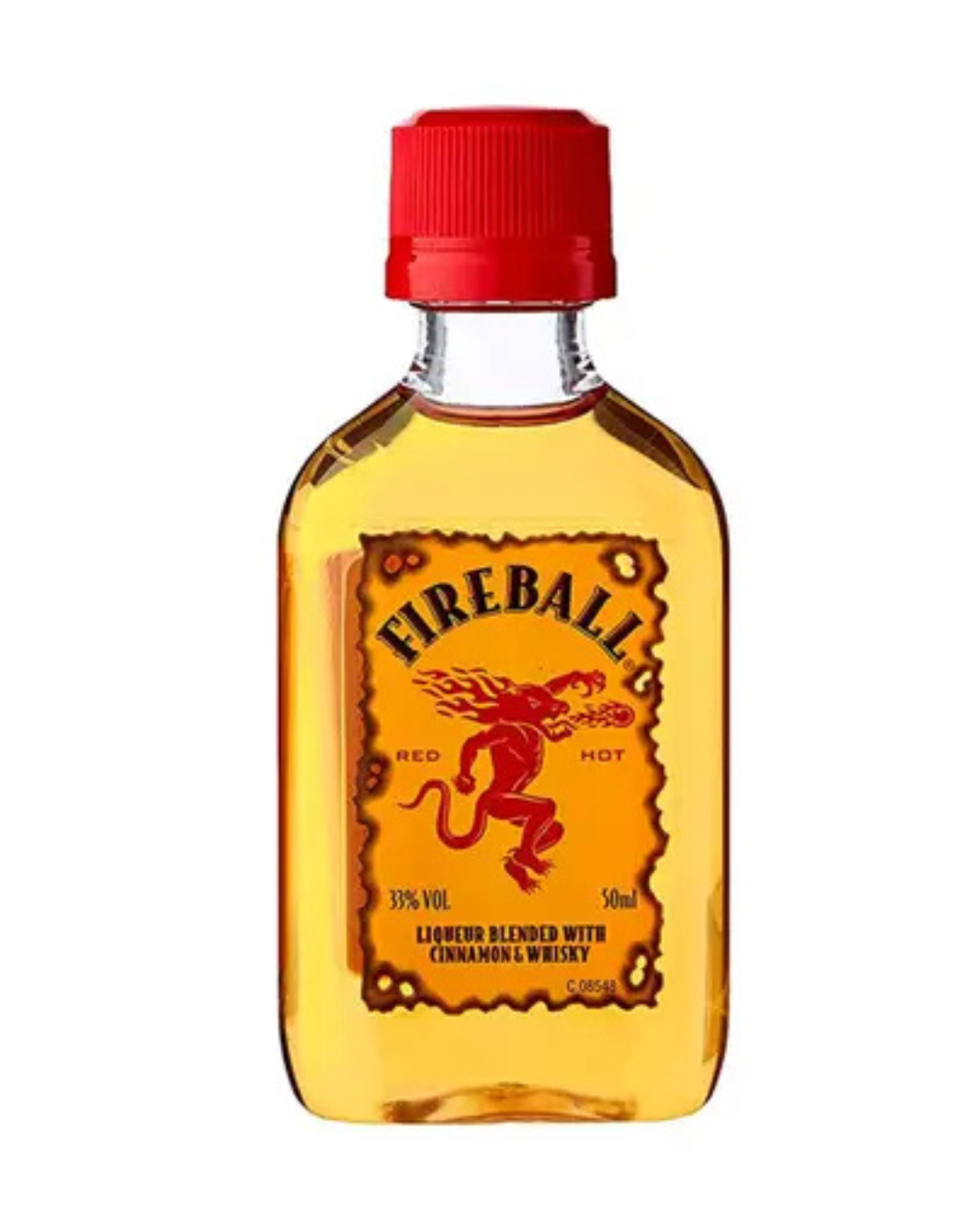 Licor de Whisky Fireball Red Hot